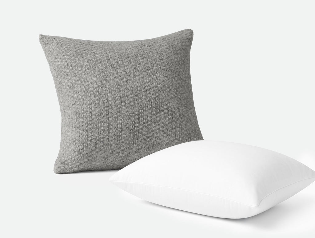 Cordillera Alpaca Cotton Knit Decorative Pillow Set with Insert