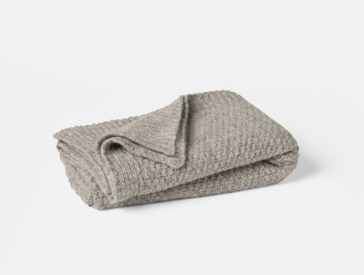 Alpaca Cotton Knit Throw by Sonfan