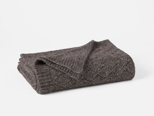 Alpaca Cotton Knit Throw by Sonfan