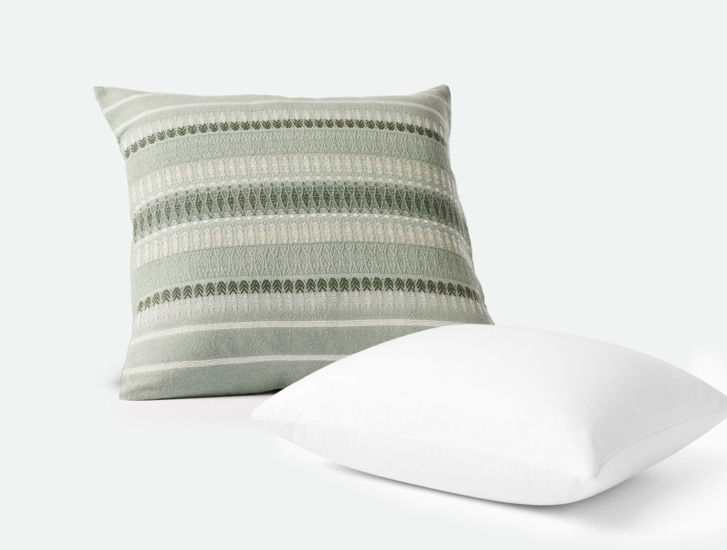 Decorative Organic Pillow Cover and Insert Set Sonfan