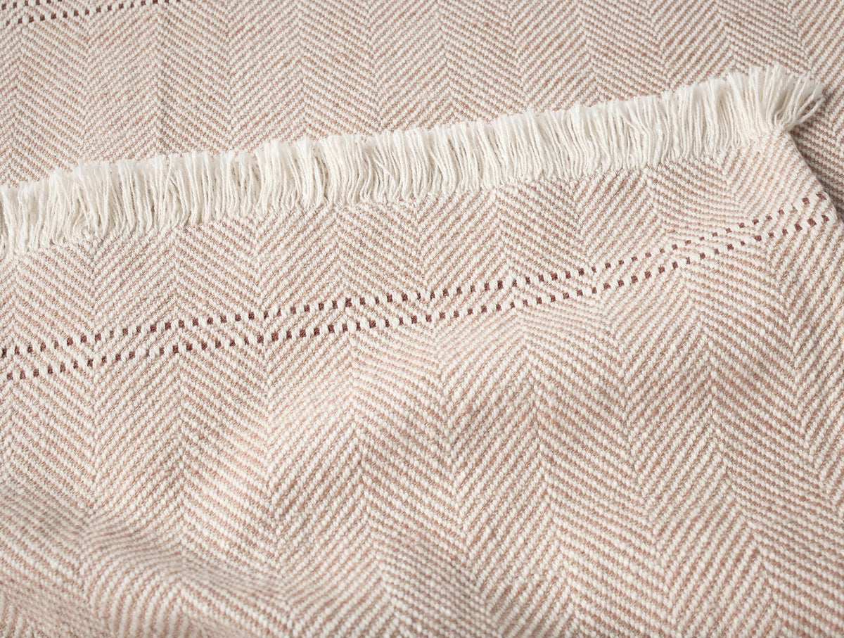 Organic Throw and Decorative Pillow Cover Set by Sonfan
