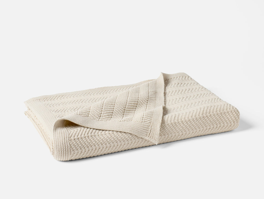 Organic Knit Throw by Sonfan