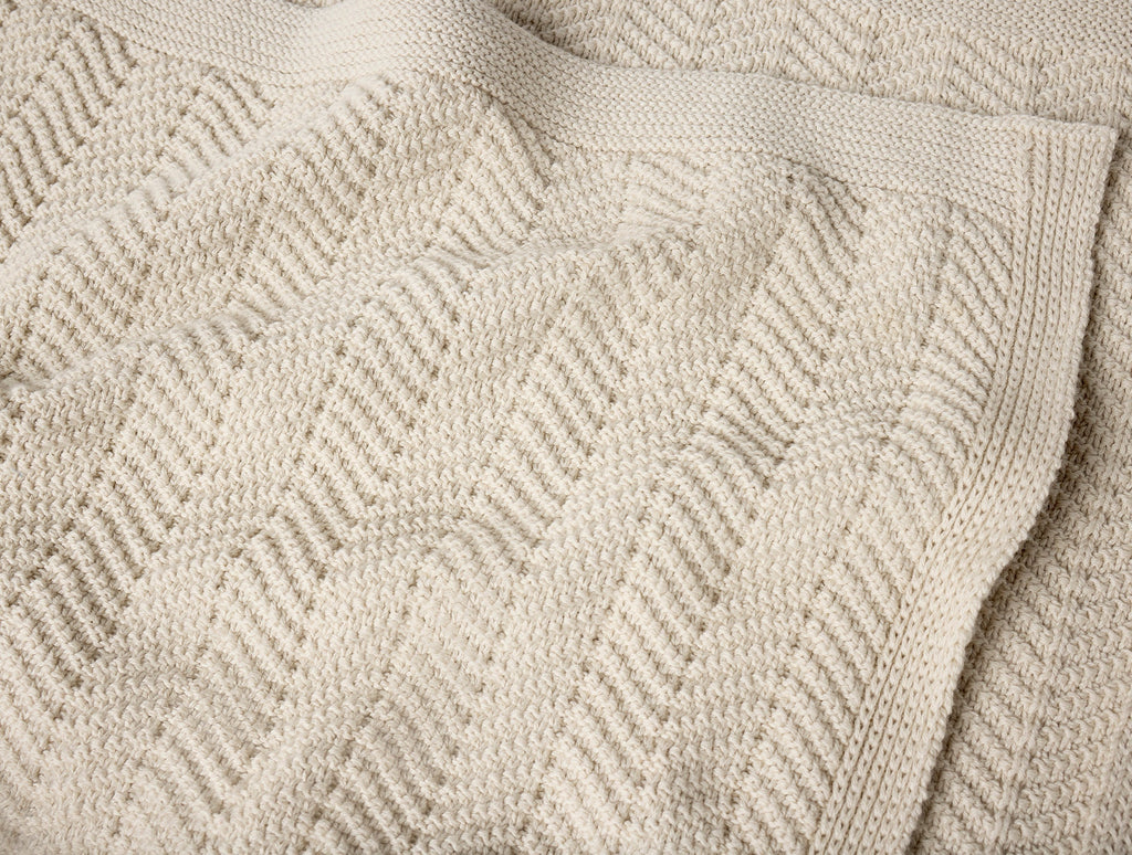 Organic Knit Throw by Sonfan
