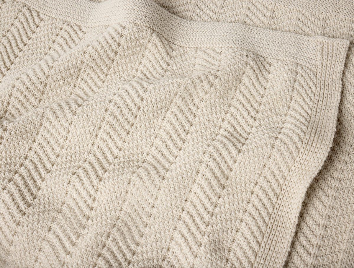 Organic Knit Throw by Sonfan