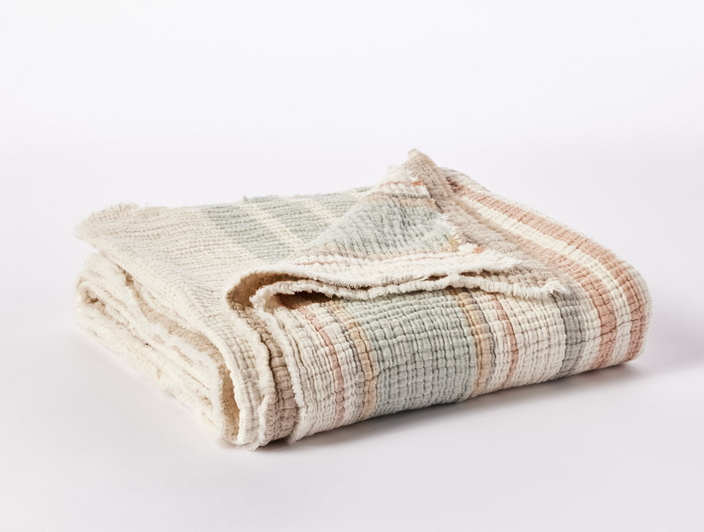 Organic Matelasse Throw by Sonfan